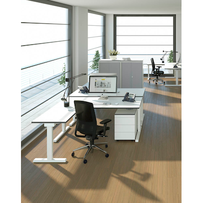 Artikelbild 5 für mauser Anbautisch varitos.c weiß, weiß rechteckig links 120,0 x 60,0 x 65,0 - 125,0 cm, Artikelnummer 272462