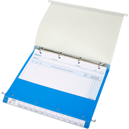 Artikelbild 6 für BOI Patienten-Dokumentations-Hängemappe 2-Ringe Click 2 Stationär blau Boden: 2,5 cm, 1 St., Artikelnummer 666814