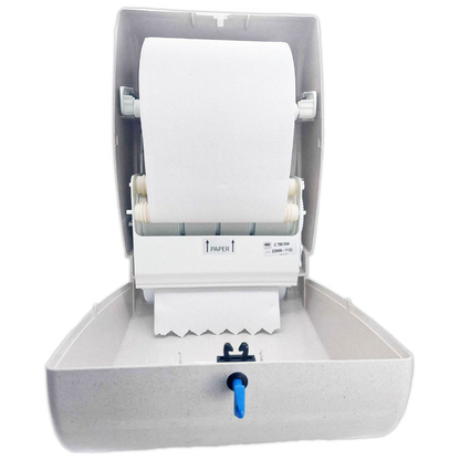 Artikelbild 3 für Green Hygiene® Papierhandtuchspender DAUERLÄUFER weiß-meliert Kunststoff, 1 St., Artikelnummer 201776