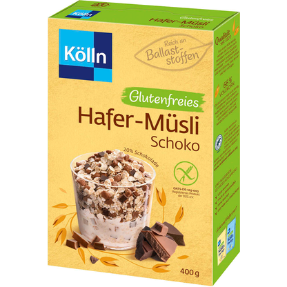 Artikelbild für Kölln Schoko Glutenfrei Müsli 400,0 g, 1 St., Artikelnummer 259418