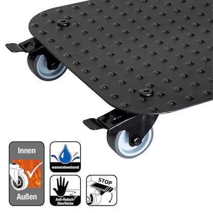 Artikelbild 6 für WAGNER® design yourself Pflanzenroller GH 7008 Metall, Ø 29,0 cm schwarz quadratisch, 1 St., Artikelnummer 419741