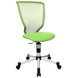 Artikelbild 1 für Topstar Kinderdrehstuhl Titan Junior, 71487 S05 Stoff grün, Gestell silber, Artikelnummer 571618