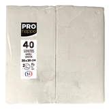 Artikelbild 1 für PROnappe Servietten elfenbein 2-lagig 38,0 x 38,0 cm, 40 St., Artikelnummer 634768