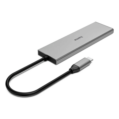 Artikelbild 6 für hama USB-Hub 4-fach grau, Artikelnummer 756187