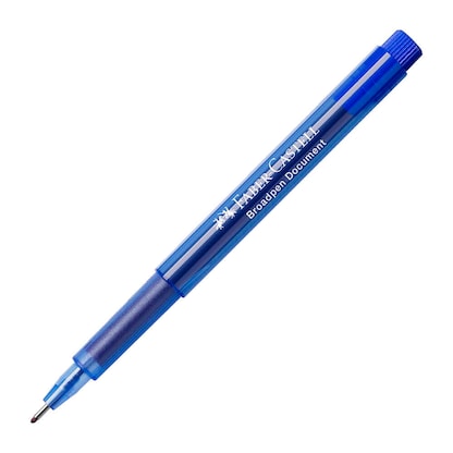 Artikelbild 3 für FABER-CASTELL Broadpen Document 1554 Fineliner blau 0,8 mm, 1 St., Artikelnummer 819553