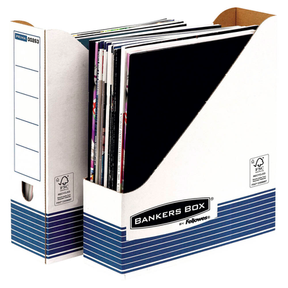 Artikelbild für Bankers Box Archiv-Stehsammler Bankers Box weiß/blau, 10 St., Artikelnummer 600064
