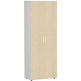 Artikelbild 1 für geramöbel Aktenschrank Flex, S-386002-AL lichtgrau, ahorn 5 Fachböden 80,0 x 42,0 x 216,0 cm, Artikelnummer 876735