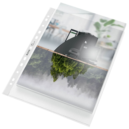 Artikelbild 11 für LEITZ Prospekthüllen recycle 4021 Maxi DIN A4 transparent genarbt 0,10 mm, 25 St., Artikelnummer 304497