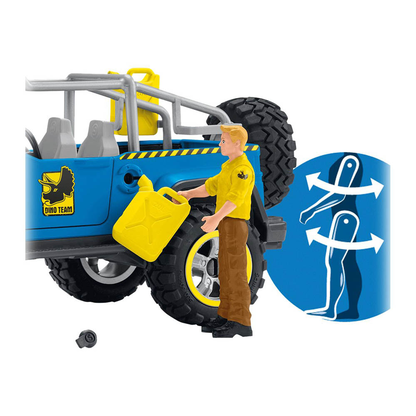 Artikelbild 5 für Schleich® Dinosaurs 41464 Geländewagen mit Dino-Außenposten Spielfiguren-Set, Artikelnummer 346381