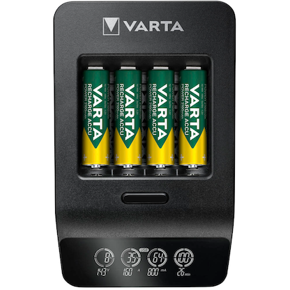 Artikelbild für VARTA LCD SMART CHARGER+ Akku-Ladegerät inkl. Akkus, Artikelnummer 147791