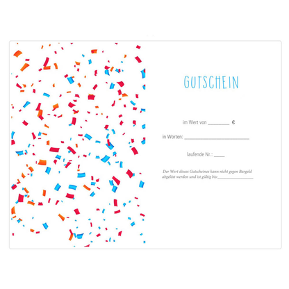 Artikelbild 2 für LUMA Gutschein Konfetti AM1043 DIN B6, 1 St., Artikelnummer 753933