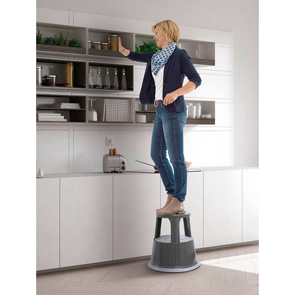 Artikelbild 3 für WEDO Rollhocker rot Metall, Artikelnummer 598854