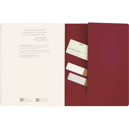 Artikelbild 6 für MOLESKINE Notizbuch Student Cahier XXL ca. DIN A4 quer blanko, rot Hardcover 120 Seiten, 1 St., Artikelnummer 718797