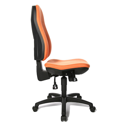 Artikelbild 4 für Topstar Bürostuhl Support SY, 8550 G04 Stoff orange, Gestell schwarz, Artikelnummer 640449