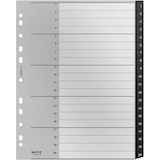 Artikelbild 1 für LEITZ Ordnerregister recycle 1211 DIN A4 Vollformat, Überbreite 1-20 schwarz 20-teilig, 1 Satz, Artikelnummer 304382
