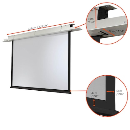 Artikelbild 7 für celexon Deckeneinbau-Leinwand Motor Expert 4:3, 300 x 225 cm Projektionsfläche, Artikelnummer 694663