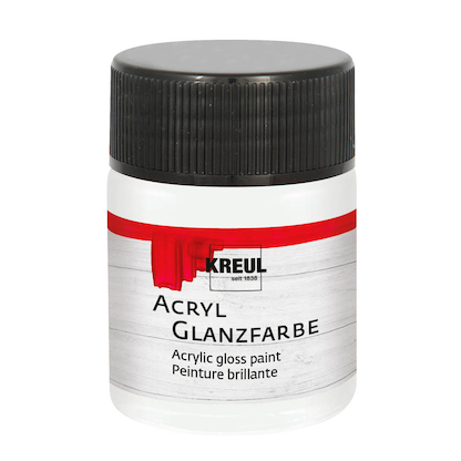 Artikelbild für KREUL Glanzfarbe Acrylfarbe weiß 50,0 ml, 1 St., Artikelnummer 153557