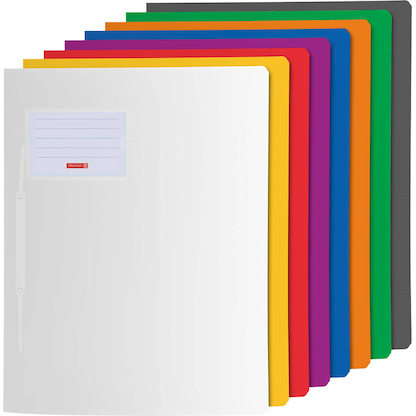 Artikelbild für BRUNNEN Schnellhefter FACT!pp Kunststoff farbsortiert DIN A4, 8 St., Artikelnummer 368169