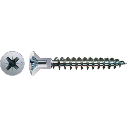 Artikelbild 3 für SPAX® Universalschrauben Z2 Senkkopf WIROX 0271010450555 4,5 mm x 55 mm, 500 St., Artikelnummer 394789