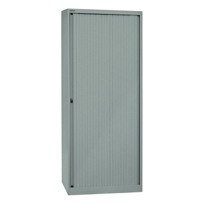 Artikelbild für BISLEY Rollladenschrank silber 4 Fachböden 80,0 x 43,0 x 198,0 cm, Artikelnummer 923938