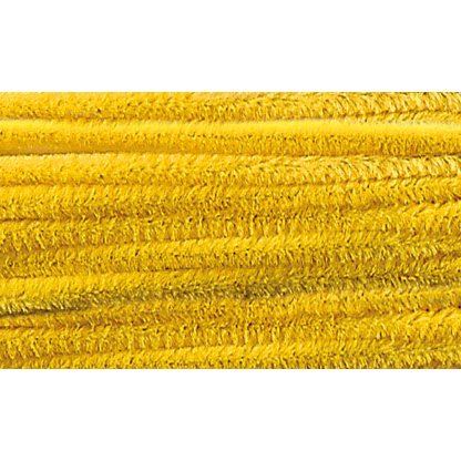 Artikelbild für folia Pfeifenreiniger bananengelb Chenilledraht Ø 8,0 mm, 10 St., Artikelnummer 326841