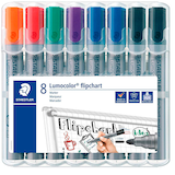 Artikelbild 1 für STAEDTLER 356 WP8 X Flipchart-Marker farbsortiert 2,0 mm, 8 St., Artikelnummer 381717