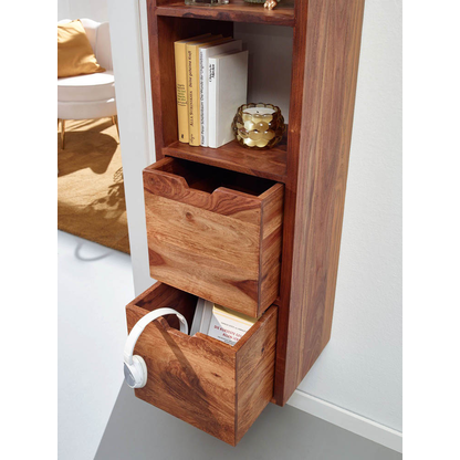 Artikelbild 5 für WOHNLING Wandregal sheesham 35,0 x 30,0 x 150,0 cm, 1 St., Artikelnummer 909277