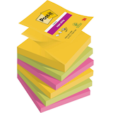 Artikelbild 1 für Post-it® Super Sticky Z-Notes Carnival Haftnotizen extrastark R3306SR farbsortiert, 6 Blöcke, Artikelnummer 200860