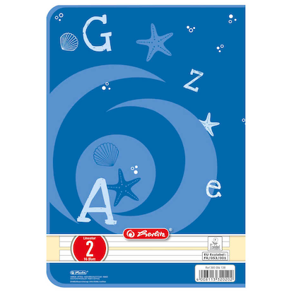 Artikelbild 3 für herlitz Schulheft Delfin x.book Lineatur 2 2. Schuljahr liniert A5 ohne Rand, 16 Blatt, 1 St., Artikelnummer 801759