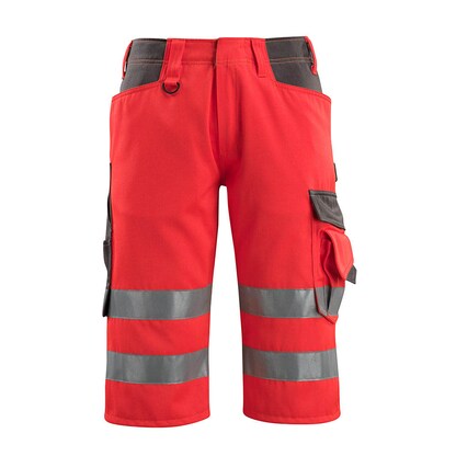 Artikelbild für MASCOT® unisex Warnschutzhose kurz Luton rot, dunkelanthrazit Größe 54, Artikelnummer 767448