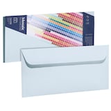 Artikelbild 1 für artoz Briefumschläge Mosaic DIN lang ohne Fenster hellblau haftklebend 20 St., Artikelnummer 959379