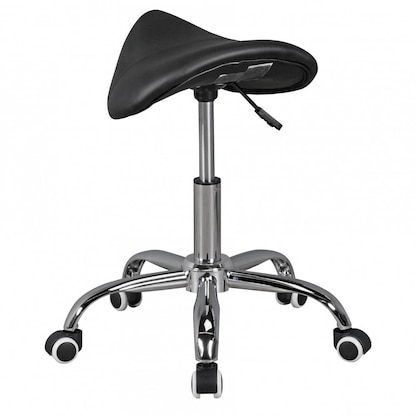 Artikelbild 5 für AMSTYLE Sattelhocker SPM1.973 schwarz Kunstleder, 1 St., Artikelnummer 975896