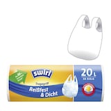 Artikelbild 1 für swirl® Müllbeutel Reißfest & Dicht 2282 20,0 l weiß, 20 St., Artikelnummer 665673
