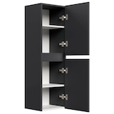 Artikelbild 1 für POSSEIK Bad-Hängeschrank LIMES 112 grafit 35,2 x 30,1 x 112,2 cm, Artikelnummer 667229