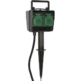 Artikelbild 1 für brennenstuhl 4-fach Gartensteckdose 1,4 m schwarz, Artikelnummer 734149