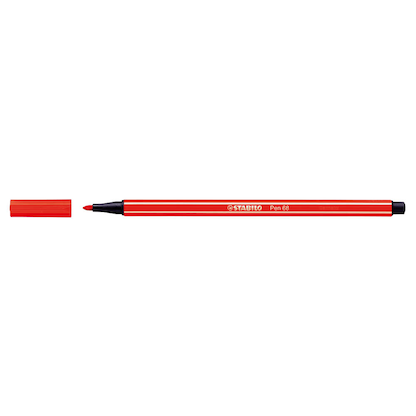 Artikelbild 3 für STABILO Pen 68 Filzstifte rot, 10 St., Artikelnummer 460352