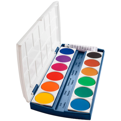 Artikelbild für herlitz ST12 Wasserfarbkasten 12 Farben, Artikelnummer 917017