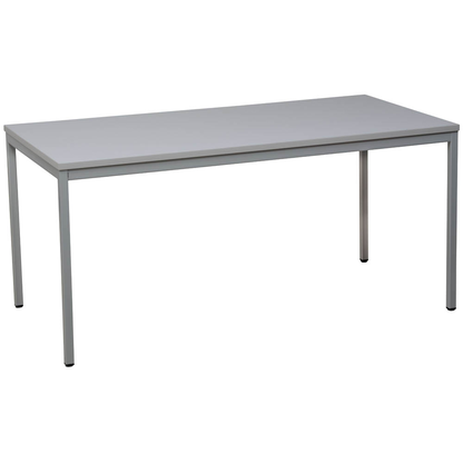 Artikelbild für Gürkan Mehrzwecktisch grau rechteckig, Vierkantrohr grau, 160,0 x 80,0 x 75,0 cm, Artikelnummer 824336
