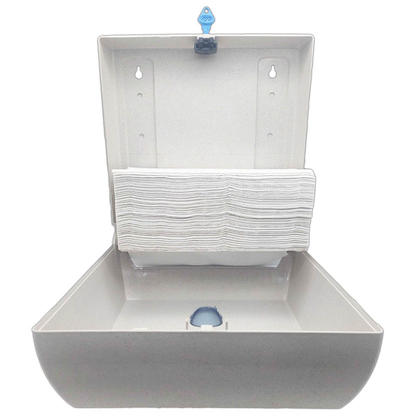 Artikelbild 4 für Green Hygiene® Papierhandtuchspender HOCHSTAPLER weiß-meliert Kunststoff, 1 St., Artikelnummer 201789