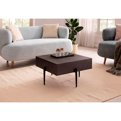 Artikelbild 3 für WOHNLING Couchtisch quadratisch Kunststoff anthrazit 64,0 x 64,0 x 35,0 cm, 1 St., Artikelnummer 314488