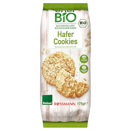 Artikelbild 2 für enerBiO Bio Hafer Cookies Kekse 175,0 g, 1 St., Artikelnummer 599181