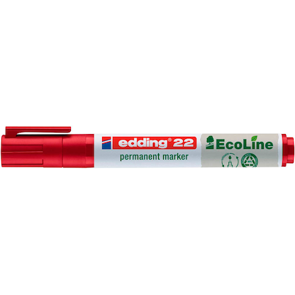 Artikelbild 4 für edding 22 EcoLine Permanentmarker farbsortiert 1,0 - 5,0 mm, 4 St., Artikelnummer 345413