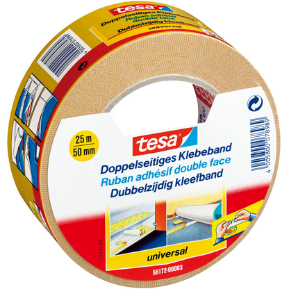 Artikelbild für tesa universal 56172 doppelseitiges Klebeband 50,0 mm x 25,0 m, 1 Rolle, Artikelnummer 333207
