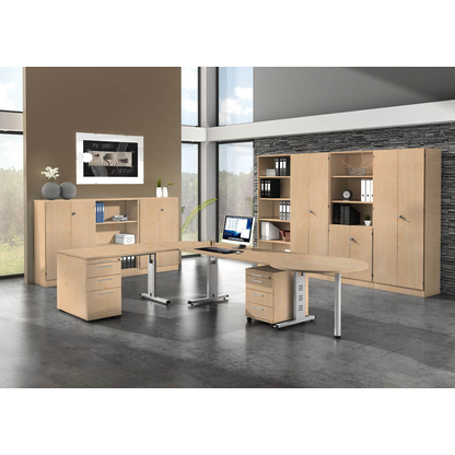 Artikelbild 4 für HAMMERBACHER Regalschrank Gradeo, V7300/3/3/RE ahorn 80,0 x 42,0 x 200,4 cm, 1 St., Artikelnummer 628293