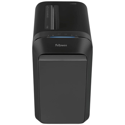 Artikelbild 7 für AKTION: Fellowes Powershred LX220 Aktenvernichter mit Partikelschnitt P-4, 4 x 12 mm, bis 12 Blatt, schwarz mit 60 Euro CashBack, Artikelnummer 279517