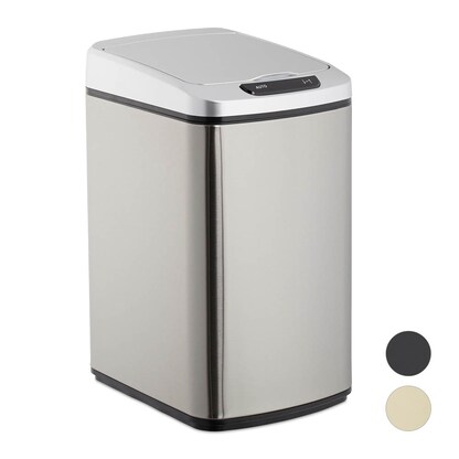 Artikelbild 2 für relaxdays Sensor Mülleimer 12,0 l silber, 1 St., Artikelnummer 521957