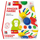 Artikelbild 1 für Marabu KiDS Fingerfarbe farbsortiert, 4 St., Artikelnummer 399869