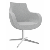 Artikelbild 1 für fm Sessel Pirum hellgrau chrom Stoff 71,0 x 71,0 x 90,0 cm, 1 St., Artikelnummer 446918