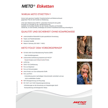 Artikelbild 2 für METO Preisetiketten weiß permanent 26,0 x 12,0 mm, 18 Rollen, Artikelnummer 225177