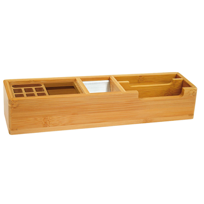 Artikelbild für WEDO Schreibtisch-Organizer Bambus braun Bambus 4 Fächer 31,8 x 6,8 x 6,0 cm, Artikelnummer 260099